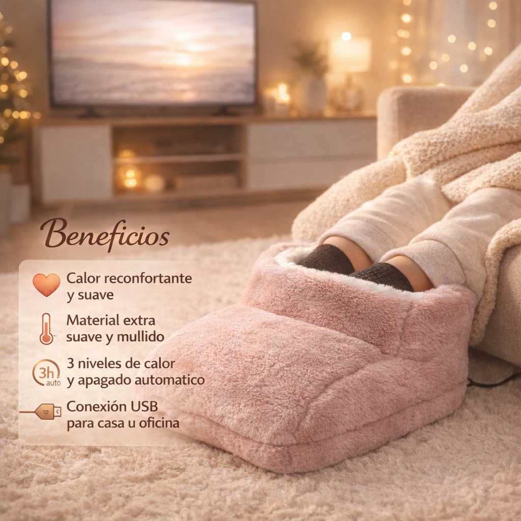 Escalfapiés Eléctrico Uvelor – Calor Suave y Confort en Casa