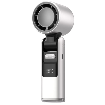 100 Turbos Chilled Ice Sensation Cold Fan Super Mini Turbo Speed Fan USB Powered Digital Display for Outdoor Camping Office Dorm